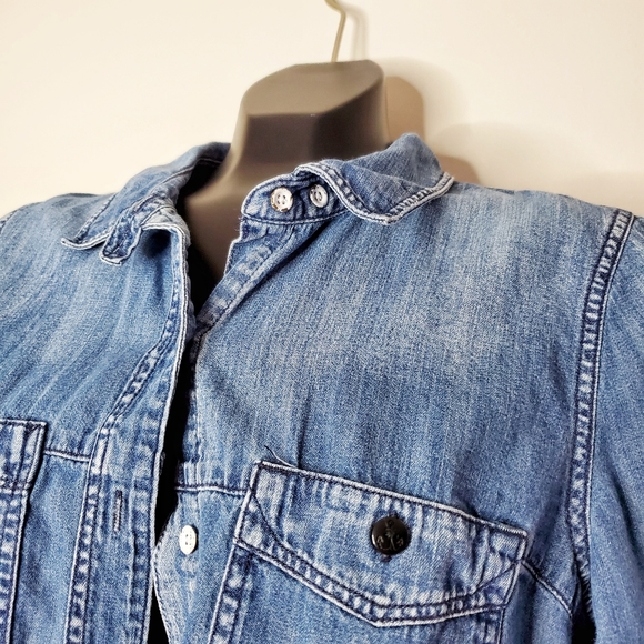 MADEWELL Denim Boyshirt in Campground Wash M - Picture 9 of 10